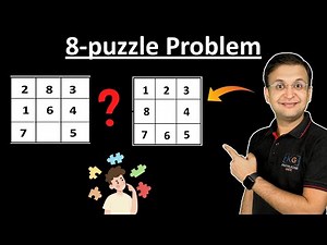 2.7 8 Puzzle Problem in Artificial Intelligence with Simple Example using Heuristic Search