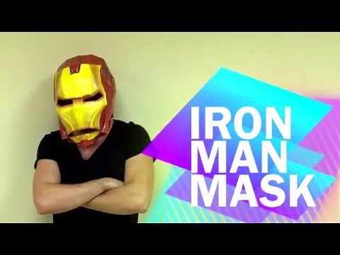How to make Iron Man Mask from paper | Helmet | DIY | Handmade