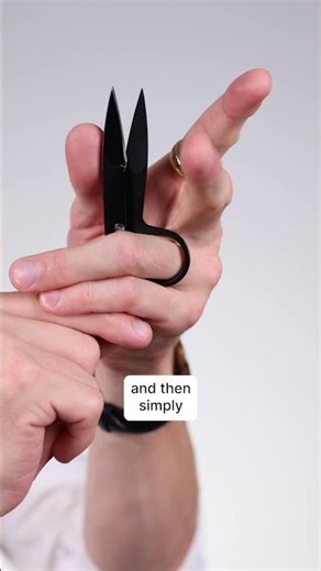 How to Hold These Funny Looking Thread Snips