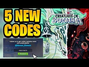 *NEW* All Working UPDATE CODES FOR CREATURES OF SONARIA | ROBLOX CREATURES OF SONARIA CODES