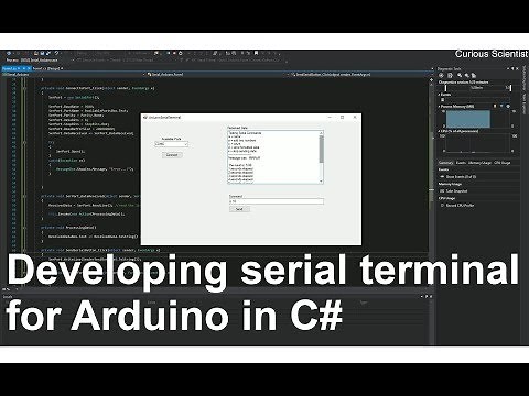Developing Serial Terminal for Arduino in C#