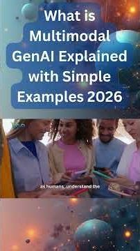 What is Multimodal GenAI? Simple Explanation & Examples 2026 🚀