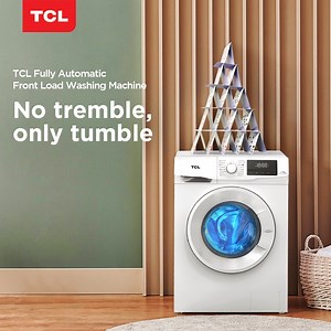 26K views · 266 reactions | The absolutely still and silent #Fully #Automatic #FrontLoad Washing Machine ensures clean and swift wash in no time. Bring home yours today: bit.ly/TCLWashingMachine | TCL Electronics | Facebook