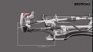 SCITOO 8pcs Suspension Kit Front Lower Control Arm And Ball Joint Front Inner Outer Tie Rod End Rear Sway Bar Link Replacement For Saturn SC SC1 SC2 For Saturn SL SL1 SL2 For Saturn SW1 SW2