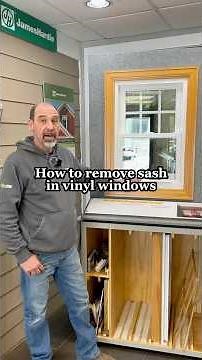How to remove and replace a window sash on a vinyl window🪟 #howto #vinylwindows