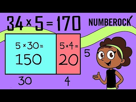 2-Digit by 1-Digit Multiplication Song w/ Partial Products