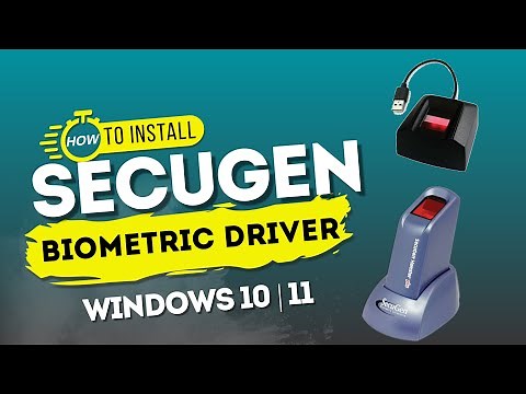 How To Install Secugen Biometric Device In Windows 10 | Secugen Biometric Device Installation on PC