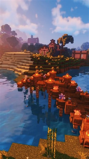 Diagonal Bridge Is EASY| Tutorial #minecraft #minecraftbuilding #minecraftshorts #minecrafttutorial