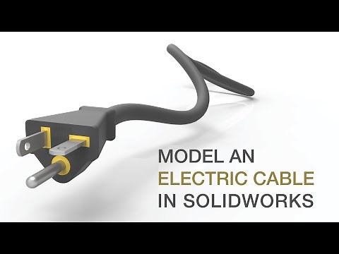 Model an Electric Cable in Solidworks! Tutorial for Absolute Beginners