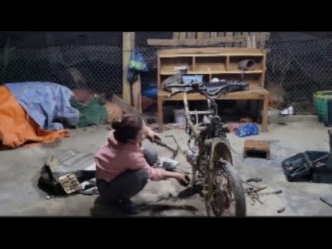 Genius Girl Transforms Yamaha Sirius 110cc From Scrap to Showroom | Full Restoration