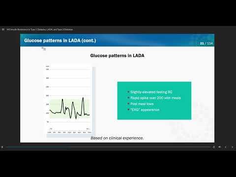 Module 3 presentation IR in T1DM, LADA and T2DM