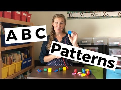 ABC Patterns - Color, size, shape, movement, learning fun! - Learn at home