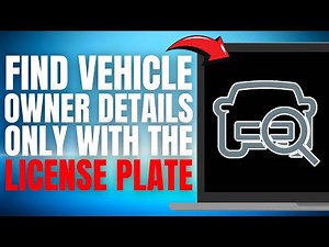 How to Find Vehicle Owner Details Only with the License Plate! (EASY GUIDE) [2025]