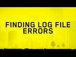 Finding Log File Errors