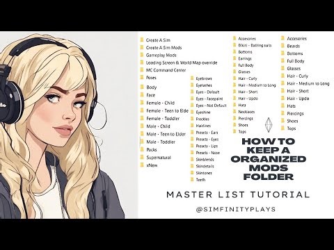 𝑯𝒐𝒘 𝒕𝒐 𝑲𝒆𝒆𝒑 𝑨 𝑶𝒓𝒈𝒂𝒏𝒊𝒛𝒆𝒅 𝑴𝒐𝒅𝒔 𝑭𝒐𝒍𝒅𝒆𝒓 | 𝑺𝒊𝒎𝒔 4 𝑻𝒖𝒕𝒐𝒓𝒊𝒂𝒍