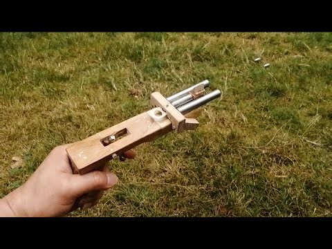 DIY Twin Tube Spring Shooter.#diy