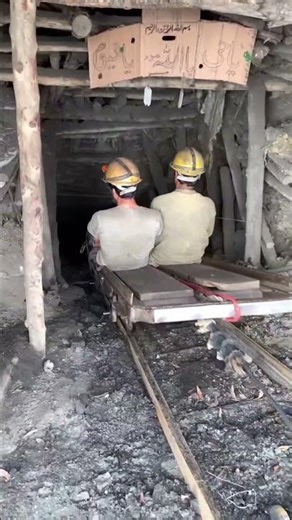 How Coal Miners Enter & Escape Deep Underground Mines ⚒️🕳️ | Dangerous Mining Reality #shorts