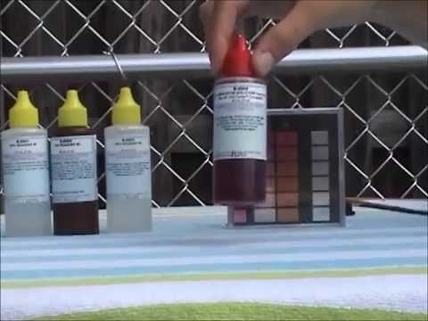 How to test chlorine and ph on swimming pool
