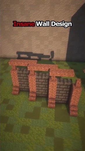 Try These Insane Wall Techniques in Minecraft #minecraft #shorts #trend