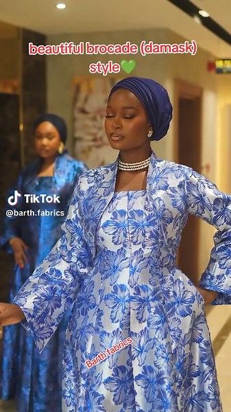 Exploring Beautiful Brocade (Damask) Styles for Ladies