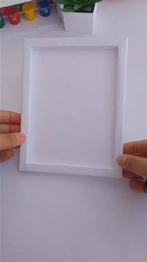DIY Paper Frame || Easy Paper Craft #diy #craft #papercraft #shorts #shortvideo