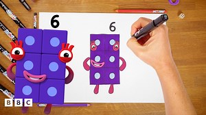 How To Draw Numberblock Six