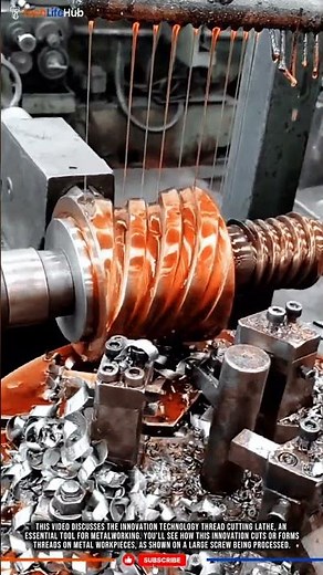 Innovation Technology Thread Cutting Lathe: Precise Thread Forming, Advanced Metalworking.