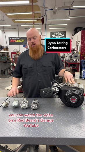 Dyno Testing Carburetors on Predator 212cc Harbor Freight Engine
