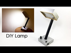 DIY LED Desk Lamp With Dimmer / DIY Rechargeable Table Lamp