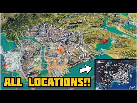 CarX Street FULL MAP Review & Closeup of ALL Locations!!