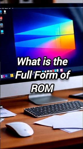 What is the Full Form of ROM? | Computer Knowledge Explained #shorts