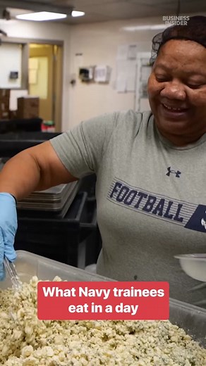 The menus at the US Naval Academy are carefully crafted to fuel the needs of midshipmen. #navy #nutrition #cooking