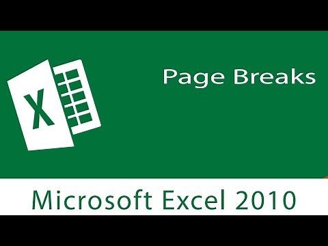 Excel: Page Breaks | How to Insert a break in a page