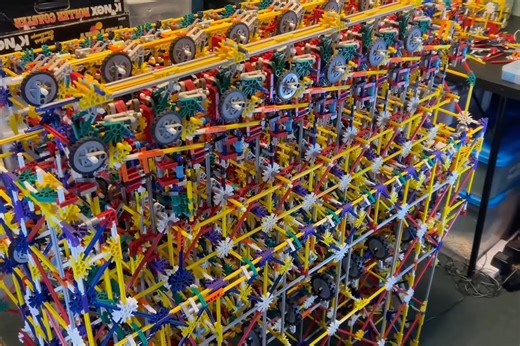 Inventor Builds an 8-Bit K’NEX Computer That Actually Computes