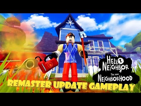 Roblox Hello Neighbor: The New Neighborhood Full Gameplay (Remaster Update)