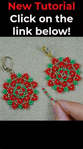 DIY Christmas Earrings for Beginners