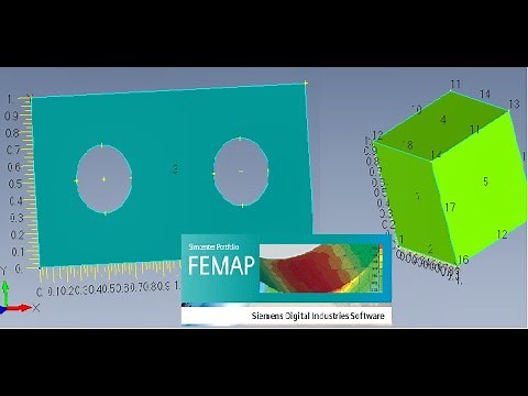 FEMAP Nastran introduction, basic shapes, geometry and workplane, extrusion