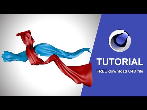 Flying Fabric | Cloth Animate in Cinema 4D Tutorial