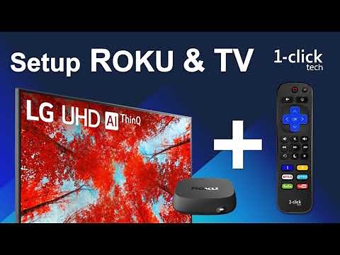 LG TV & Roku box: control with 1-clicktech remote