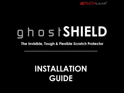 TECHGEAR ghostSHIELD Screen Protector Installation Guide for Watches