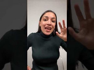 Alexandria Ocasio Cortez (AOC) Instagram Live on 1/12/2021