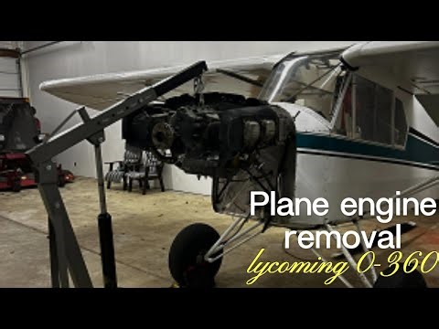 Pulling the Lycoming O-360 Off My Plane (Full Time-Lapse)