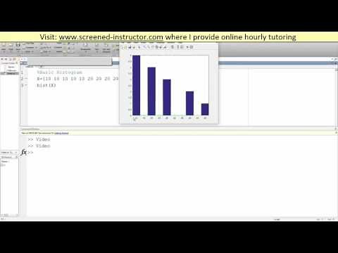 MATLAB- Basic Histogram Plotting