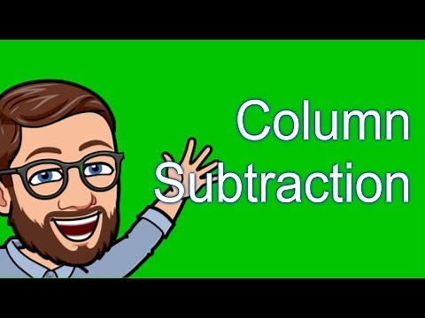Column method subtraction
