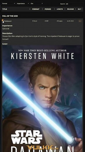 The Definitive STAR WARS CANON TIMELINE Index