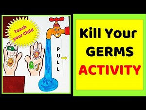 Teaching Children About Handwashing l Proper handwashing GAME or ACTIVITY for small kids