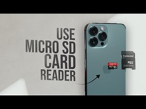 How to Use a Micro SD Card Reader on an iPhone (tutorial)