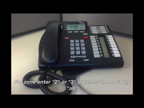 Nortel Phones - How To Page - Paging Tutorial