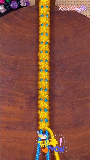 I Made The Easiest Paracord Bracelet 💫 #shorts #diy #paracordbracelet #style #design #ideas #howto