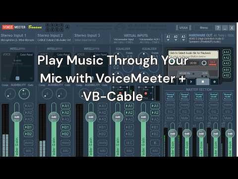 How to Play Music Through Your Mic with VoiceMeeter + VB-Cable (2025 Setup Guide)